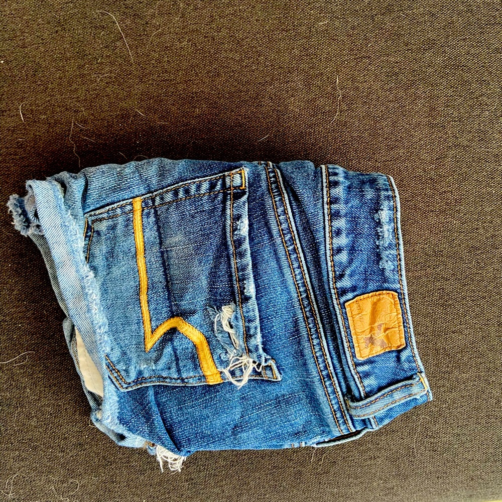 American eagle jean short shorts
